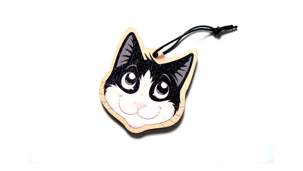 Weihnachtsanhänger Katze