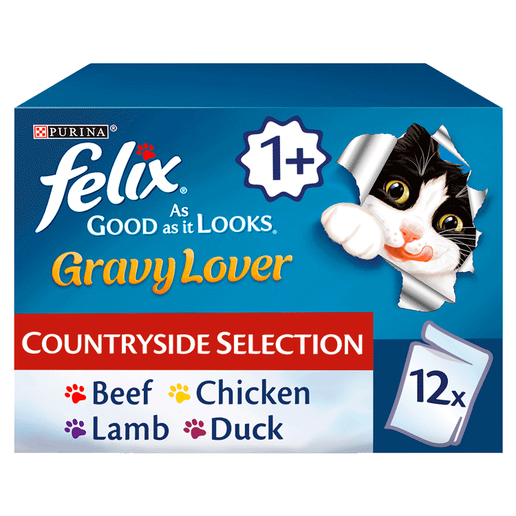 FELIX® Gravy Lover Countryside Wet Cat Food Purina