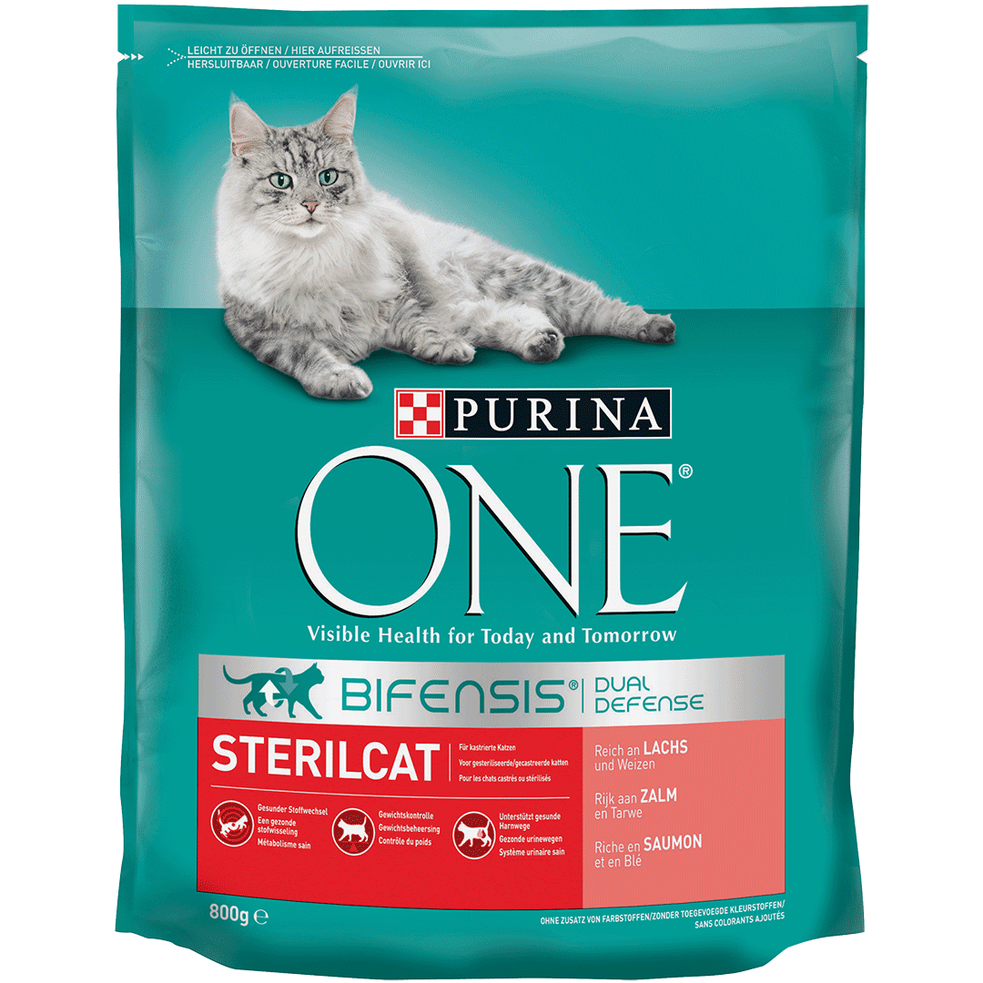Sterilcat Trockenfutter mit Lachs PURINA ONE