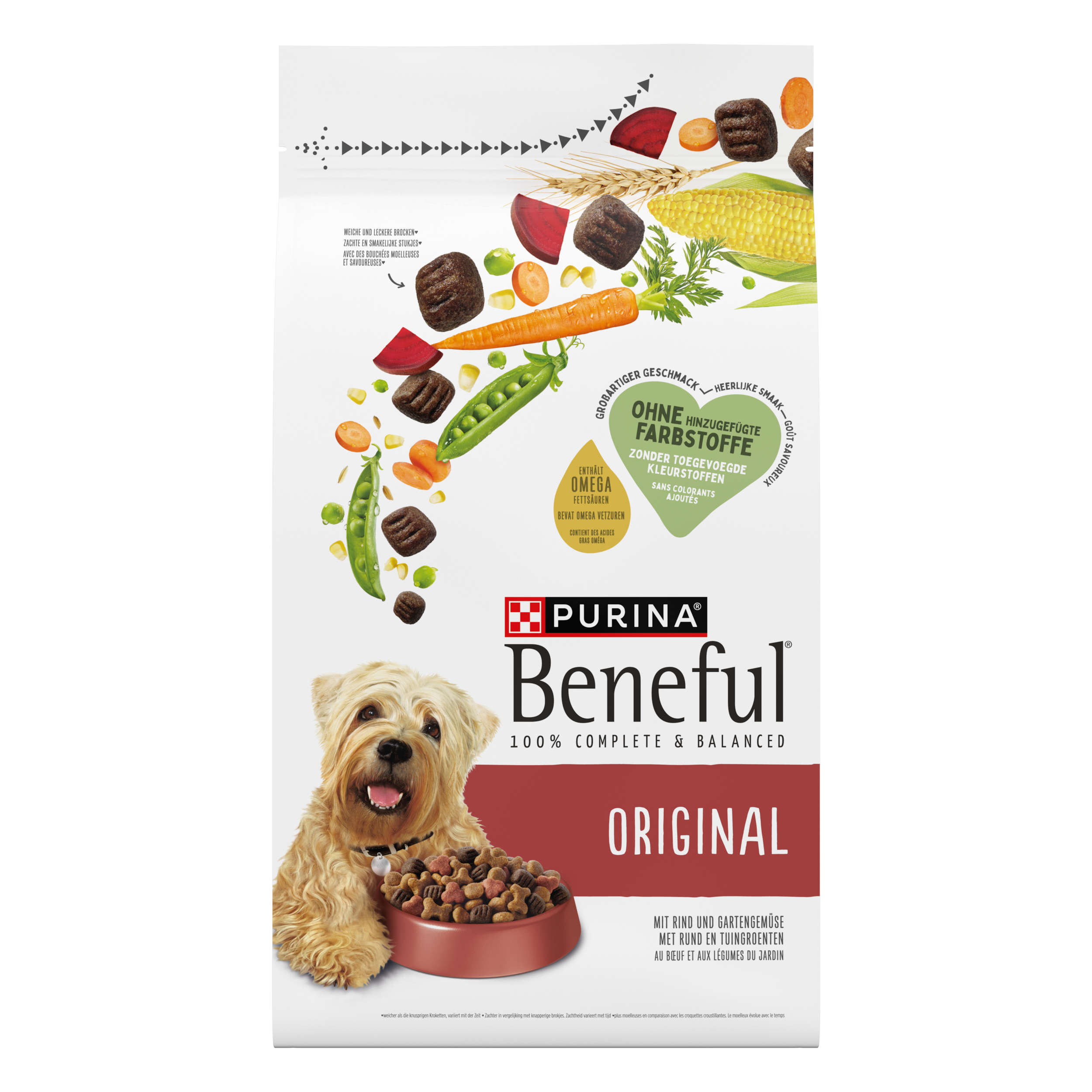 BENEFUL Trockenfutter: Original mit Rind und Gartengemse | PURINA