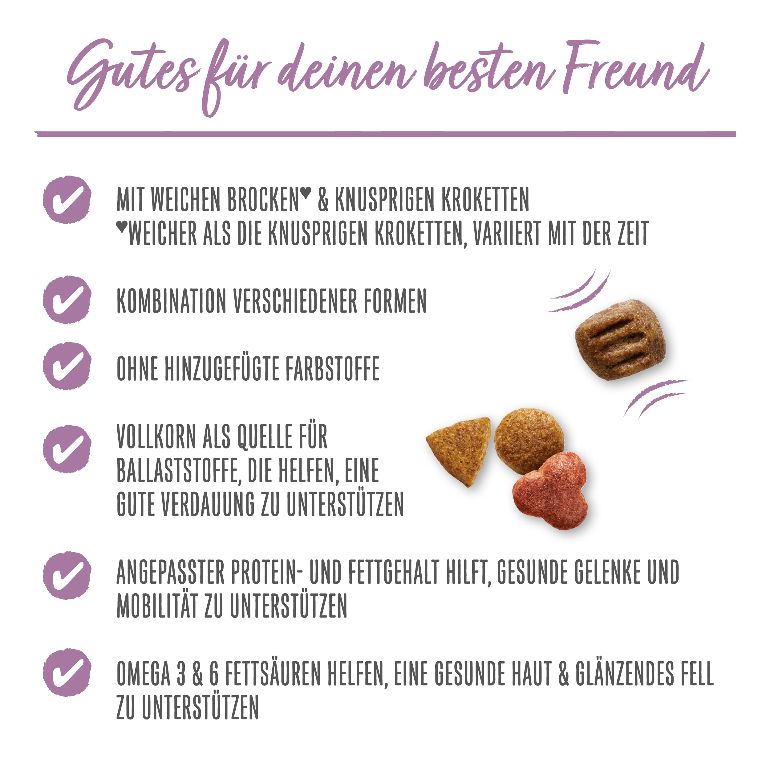 Purina Beneful Trockenfutter für Hunde, Senior, Glückliche Jahre, 3 kg