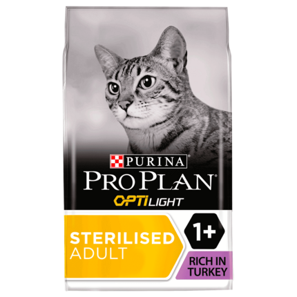 PRO PLAN Light Weight Management Turkey Dry Cat Food