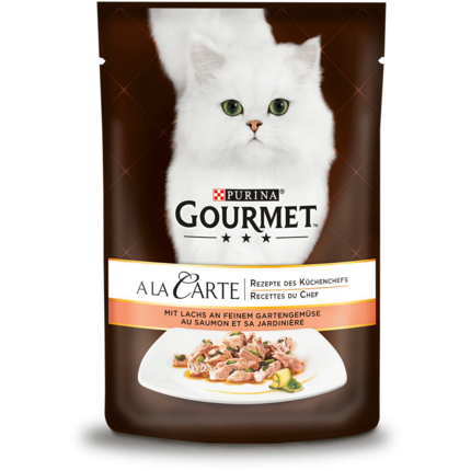 GOURMET™ A la Carte mit Lachs an feinem Gartengemüse