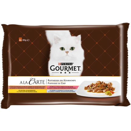 GOURMET™ A la Carte Raffinessen des Küchenchefs mit Sardine, Ente, Geflügel, Forelle