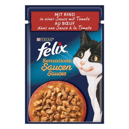 FELIX® Sensations Saucen mit Rind & Tomate