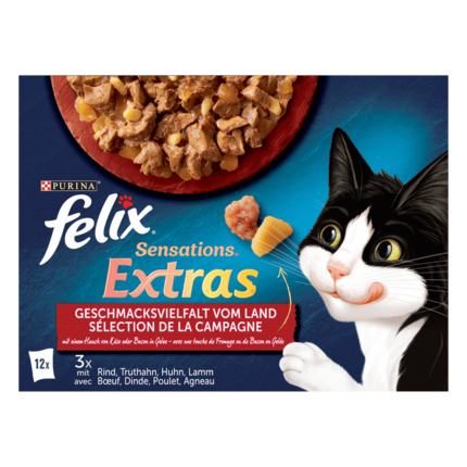 FELIX Sensations Extras Geschmacksvielfalt vom Land Vorderansicht