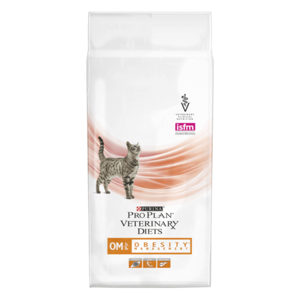 PRO PLAN VETERINARY DIETS Feline OM Obesity Management Trockenfutter Vorderansicht
