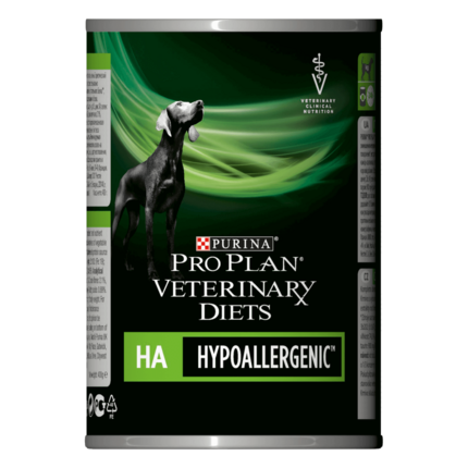 PRO PLAN VETERINARY DIETS Canine HA Hypoallergenic Nassfutter Vorderansicht