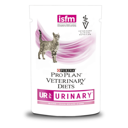 PRO PLAN VETERINARY DIETS UR Urinary Nassfutter Beutel Lachs Vorderansicht