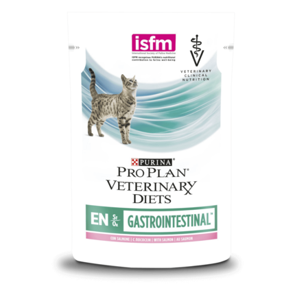 PRO PLAN VETERINARY DIETS Feline EN Gastrointestinal™ Nassfutter Lachs Vorderansicht