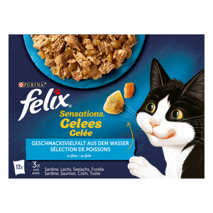 FELIX® Sensations Gelees Geschmacksvielfalt aus dem Wasser Vorderansicht
