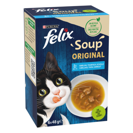 FELIX Soup Geschmacksvielfalt aus dem Wasser Seitenansicht 