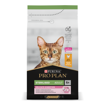 PRO PLAN ADULT STERILISED Delicate Digestion reich an Huhn Vorderansicht