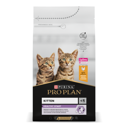PRO PLAN KITTEN Healthy Start reich an Huhn Vorderseite