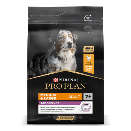 PRO PLAN MEDIUM & LARGE ADULT 7+ Age Defence reich an Huhn