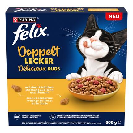 FELIX® Doppelt Lecker mit einer köstlichen Mischung aus Huhn und Truthahn und reich an Rote Bete