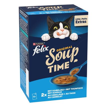 FELIX Soup Time Original Kabeljau, Thunfisch, Scholle