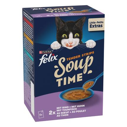 FELIX Soup Time Tender Strips Rind, Huhn, Thunfisch