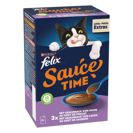 FELIX® Little Extras Sauce Time mit Geschmack von Huhn und Lachs