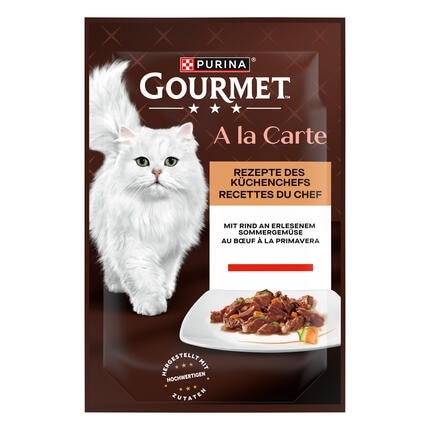 GOURMET A la Carte mit Rind an erlesenem Sommergemüse