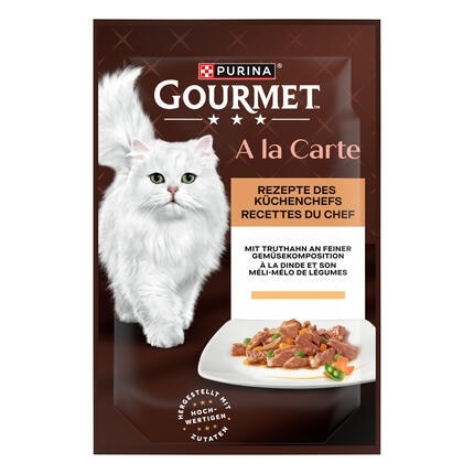 GOURMET A la Carte mit Truthahn an feiner Gemüsekomposition