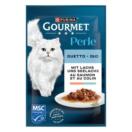 GOURMET Perle Duetto mit Lachs und Seelachs