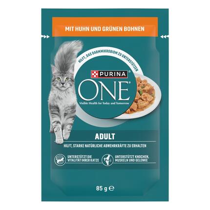 PURINA ONE Adult mit Huhn und grünen Bohnen