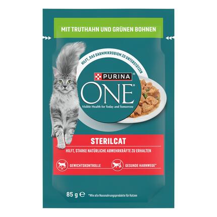 PURINA ONE Sterilcat mit Truthahn und grünen Bohnen