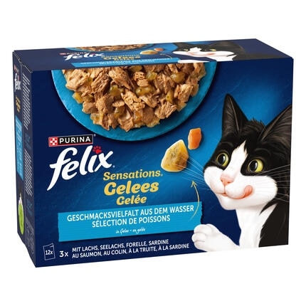 FELIX Sensations Gelees Geschmacksvielfalt aus dem Wasser