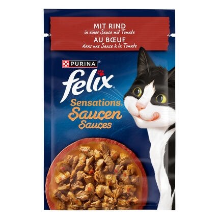 FELIX Sensations Saucen mit Rind & Tomate
