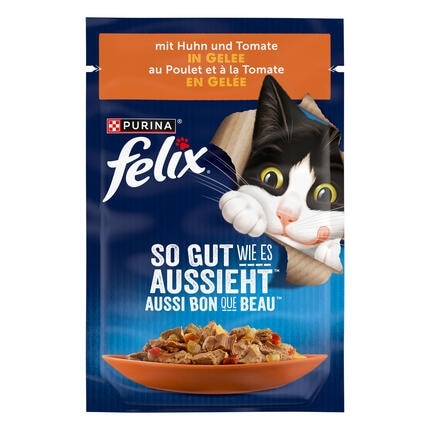 FELIX So gut wie es aussieht mit Huhn & Tomate