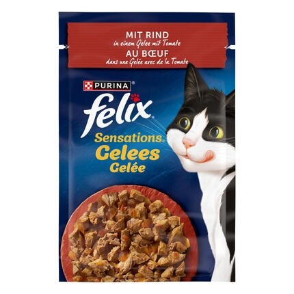 FELIX Sensations Gelees mit Rind & Tomate