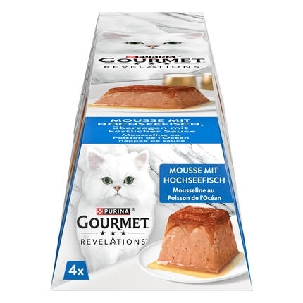 GOURMET REVELATIONS Mousse mit Hochseefisch, überzogen mit köstlicher Sauce