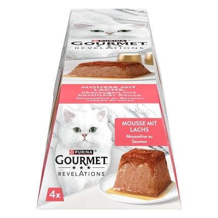 GOURMET REVELATIONS Mousse mit Lachs, überzogen mit köstlicher Sauce