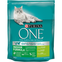 Purina ONE® Indoor Formula Katzenfutter reich an Truthahn und Vollkorn-Getreide Vorderansichtreide