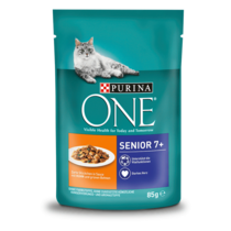 Purina ONE® Senior 7+ Nassfutter mit Huhn