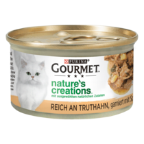 GOURMET™ Nature's Creations, reich an Truthahn, garniert mit Spinat und Pastinaken