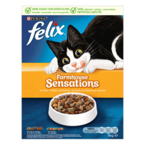FELIX® Farmhouse Sensations mit Huhn, Truthahn und Gemüse