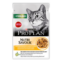 PRO PLAN® NUTRISAVOUR® STERILISED in Soße mit Huhn