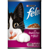 FELIX® Häppchen in Gelee mit Ente & Geflügel