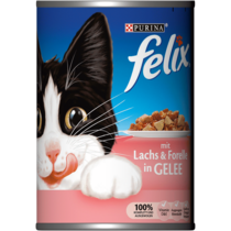 FELIX® Häppchen in Gelee mit Lachs & Forelle