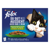 FELIX® So gut wie es aussieht Gemischte Vielfalt mit Gemüse Vorderansicht