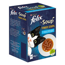 FELIX Soup Tender Strips Geschmacksvielfalt aus dem Wasser Seitenansicht