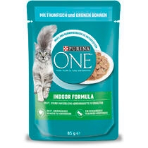 Purina ONE® Indoor Formula mit Thunfisch & grünen Bohnen
