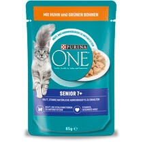 Purina ONE® Senior 7+ Nassfutter mit Huhn