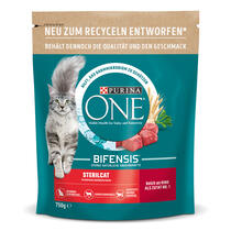 PURINA ONE Sterilcat reich an Rind und Weizen