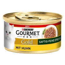 GOURMET Gold Saftig-feine Streifen mit Huhn Produktshot