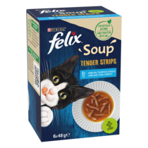 FELIX Soup Strips Geschmacksvielfalt aus dem Wasser Seitenansicht 