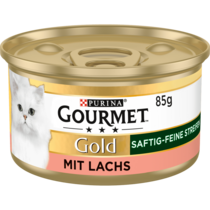 GOURMET Gold Saftig-feine Streifen mit Lachs Produktshot
