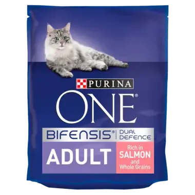 PURINA ONE® Salmon and Wholegrain Dry Cat Food